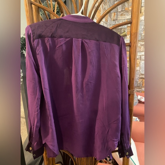 7 For All Mankind Silk Blouse - Picture 4 of 6